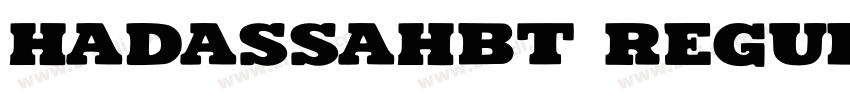 HadassahBT Regular字体转换